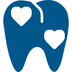 tooth with hearts